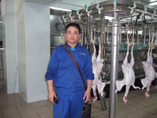 เครื่องตัดไก่ไก่อัตโนมัติ 2000BPH ที่มาใหม่
