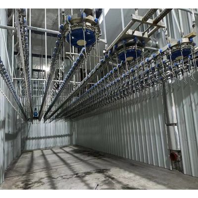 อุปกรณ์ฆ่านกฮาลาล SS 304 เครื่องแปรรูปเนื้อไก่ 400KG